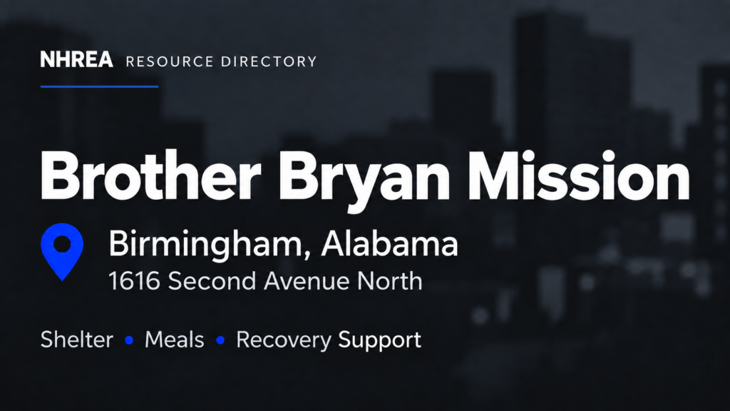 Brother Bryan Mission resource listing in Birmingham, Alabama