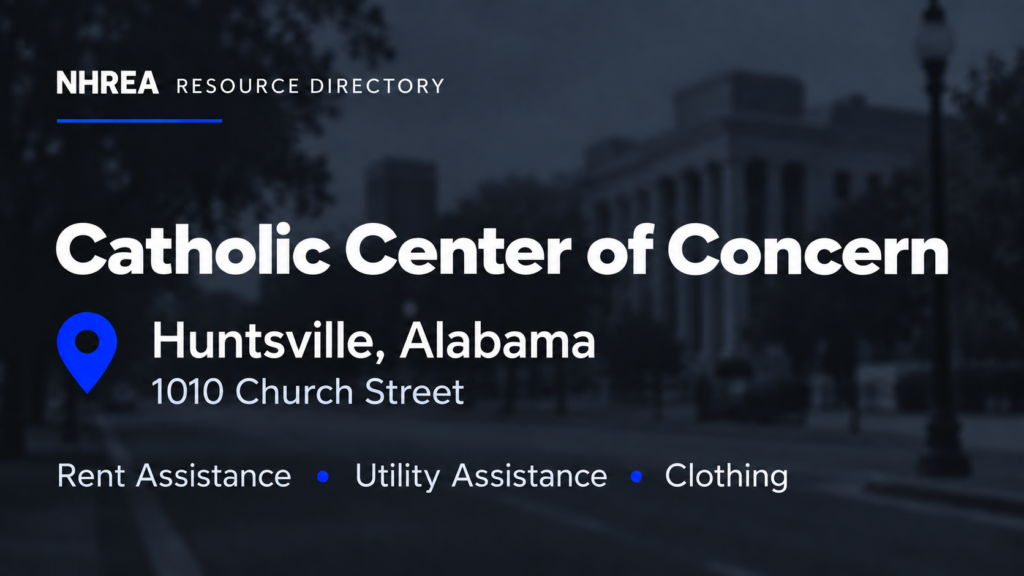 Catholic Center of Concern resource listing in Huntsville, Alabama