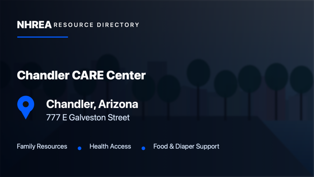 Chandler CARE Center resource listing in Chandler, Arizona