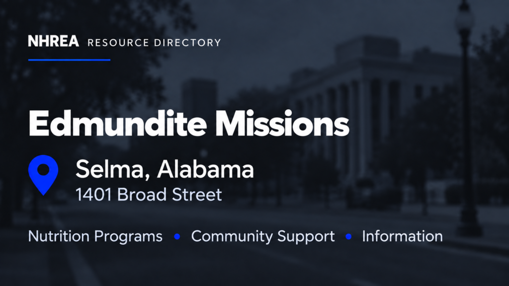 Edmundite Missions resource listing in Selma, Alabama