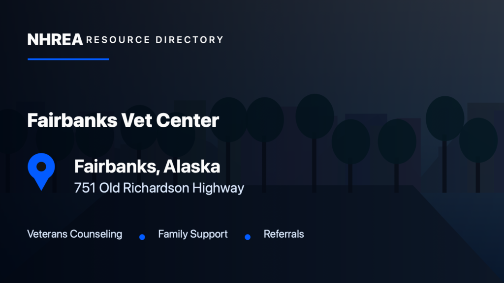 Fairbanks Vet Center resource listing in Fairbanks, Alaska