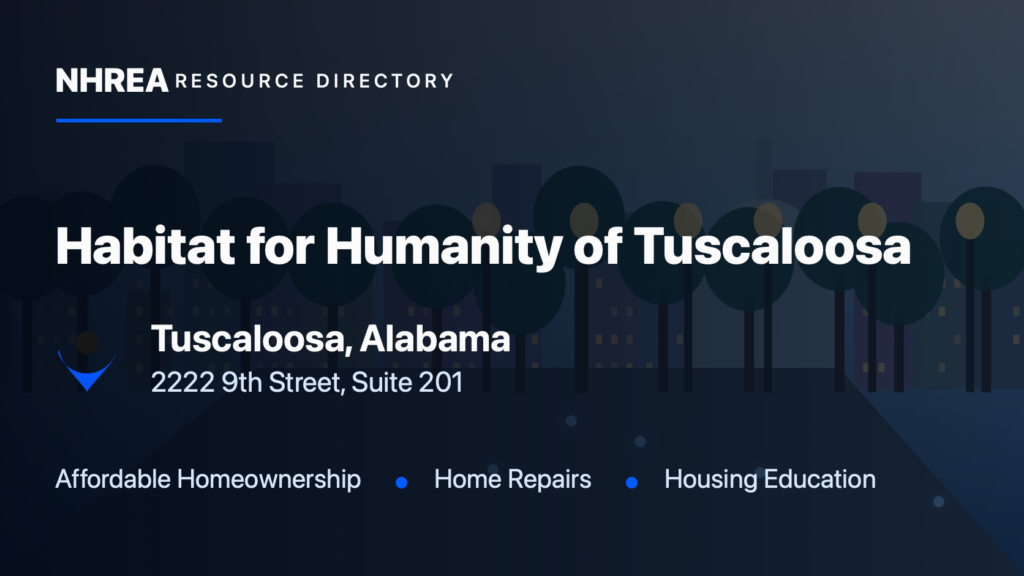Habitat for Humanity of Tuscaloosa resource listing in Tuscaloosa, Alabama