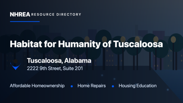 Habitat for Humanity of Tuscaloosa resource listing in Tuscaloosa, Alabama