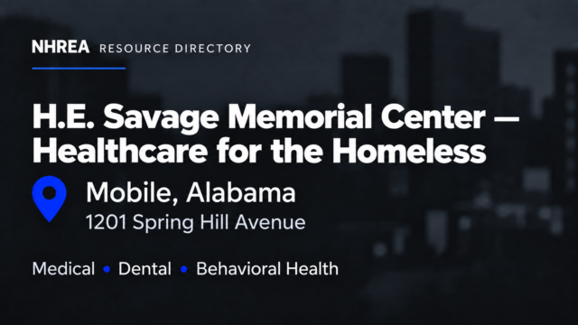 H.E. Savage Memorial Center – Healthcare for the Homeless resource listing in Mobile, Alabama