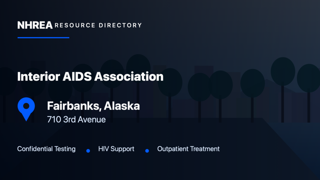 Interior AIDS Association resource listing in Fairbanks, Alaska