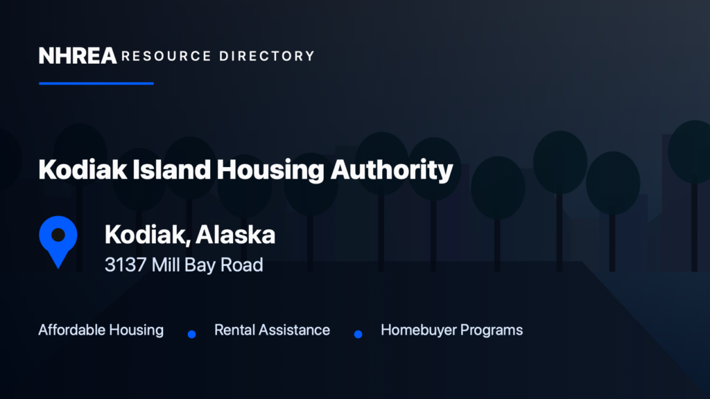 Kodiak Island Housing Authority resource listing in Kodiak, Alaska