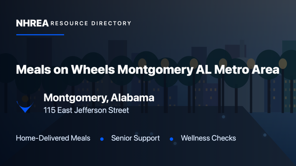 Meals on Wheels Montgomery AL Metro Area resource listing in Montgomery, Alabama