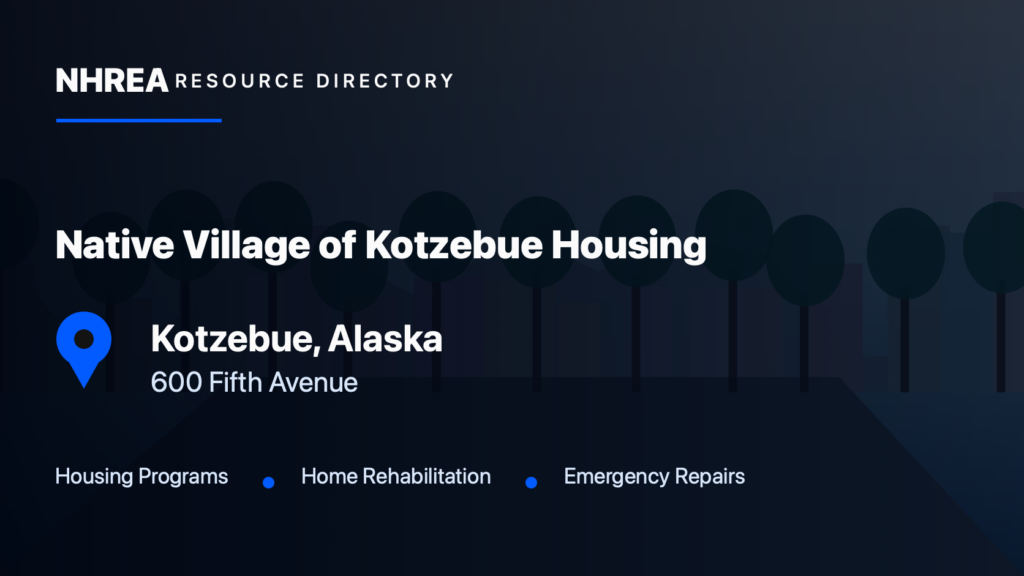 Native Village of Kotzebue IRA — Housing Department resource listing in Kotzebue, Alaska