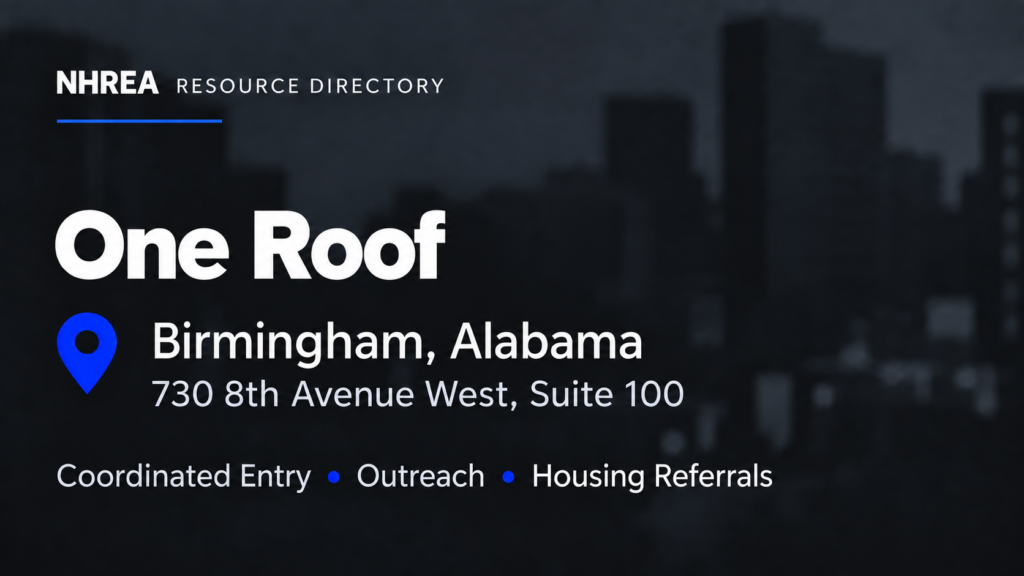 One Roof resource listing in Birmingham, Alabama