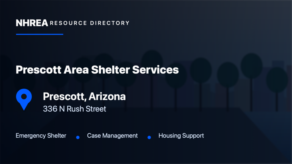 Prescott Area Shelter Services resource listing in Prescott, Arizona