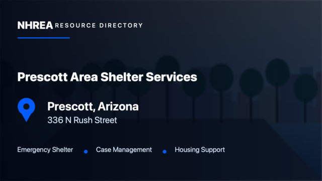 Prescott Area Shelter Services resource listing in Prescott, Arizona
