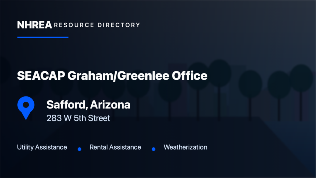 SEACAP — Graham/Greenlee Office resource listing in Safford, Arizona