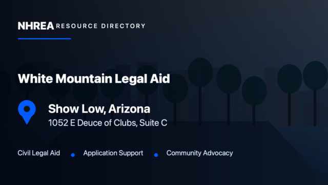 Southern Arizona Legal Aid — White Mountain Legal Aid resource listing in Show Low, Arizona