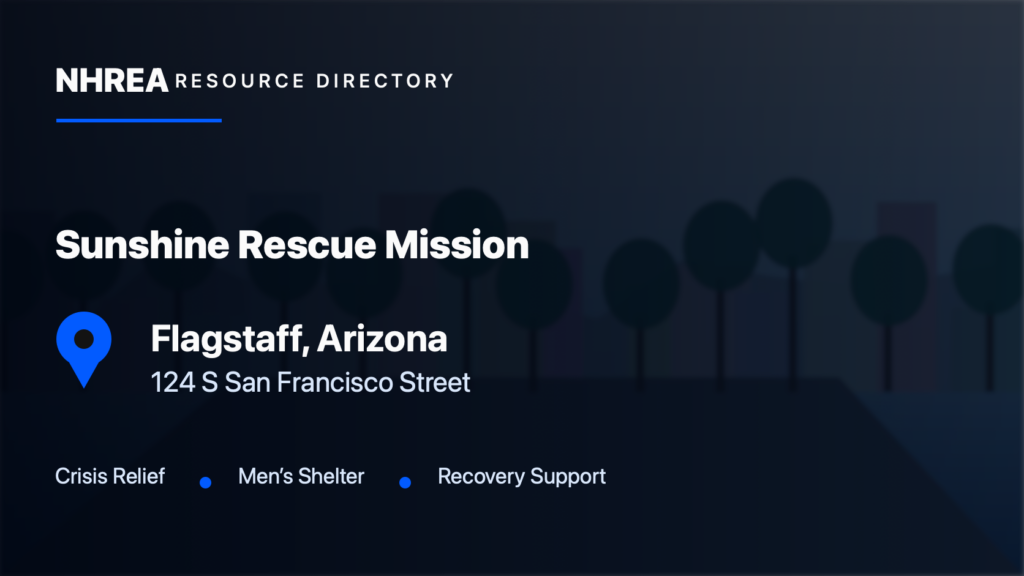 Sunshine Rescue Mission — The Mission resource listing in Flagstaff, Arizona