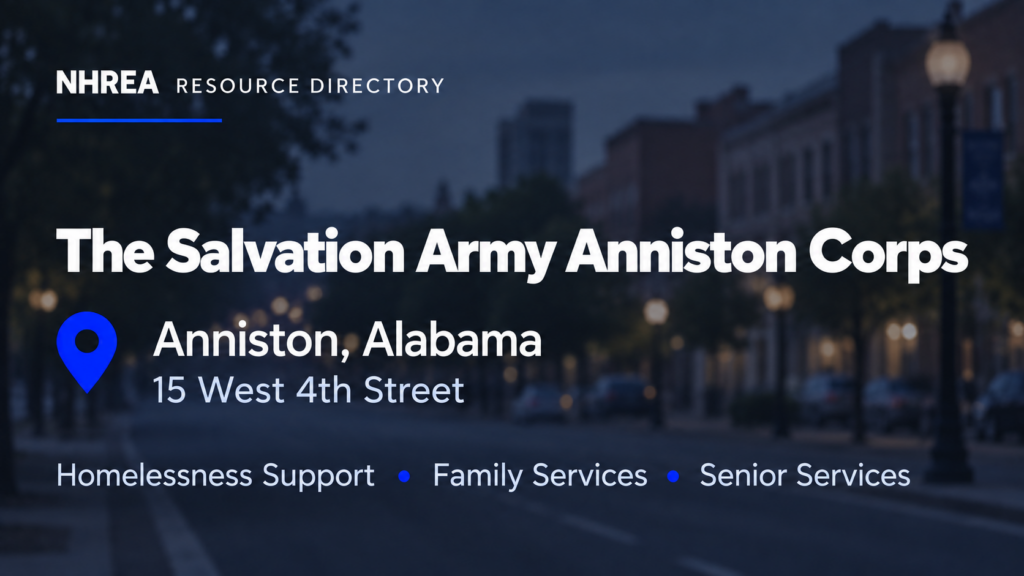 The Salvation Army Anniston Corps resource listing in Anniston, Alabama