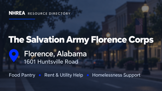 The Salvation Army Florence Corps resource listing in Florence, Alabama
