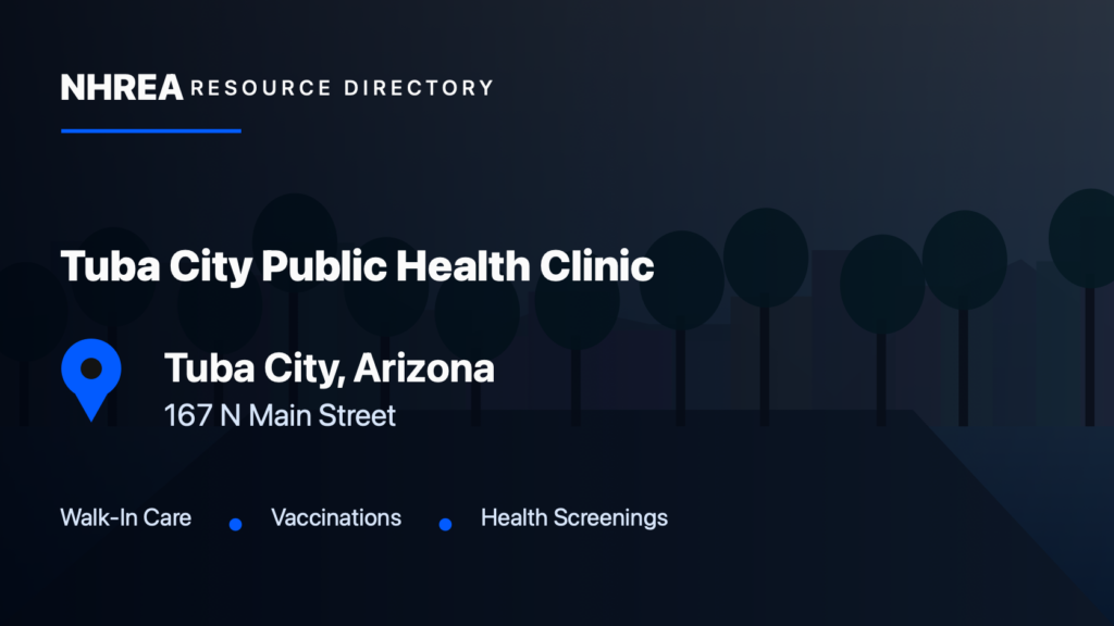 Tuba City Regional Health Care — Public Health Clinic resource listing in Tuba City, Arizona
