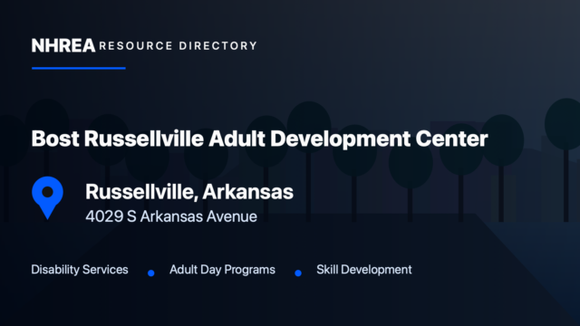 Bost, Inc. — Russellville Adult Development Center resource listing in Russellville, Arkansas