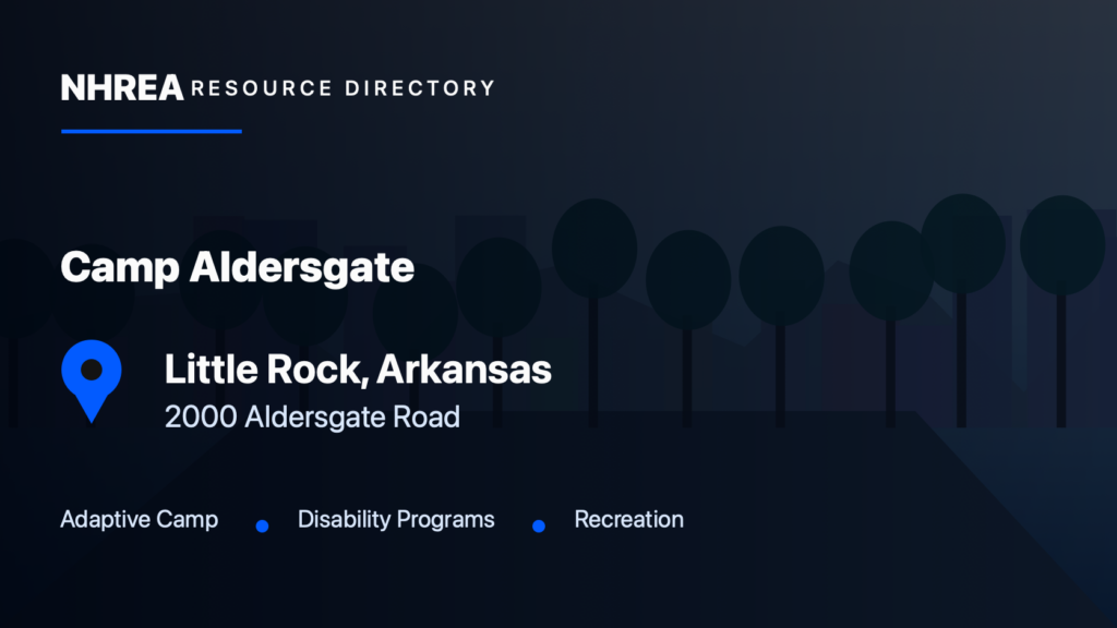 Camp Aldersgate resource listing in Little Rock, Arkansas