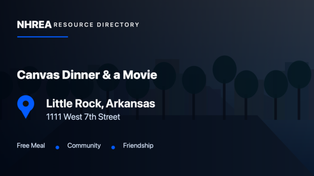 Canvas Community Church — Dinner & a Movie resource listing in Little Rock, Arkansas
