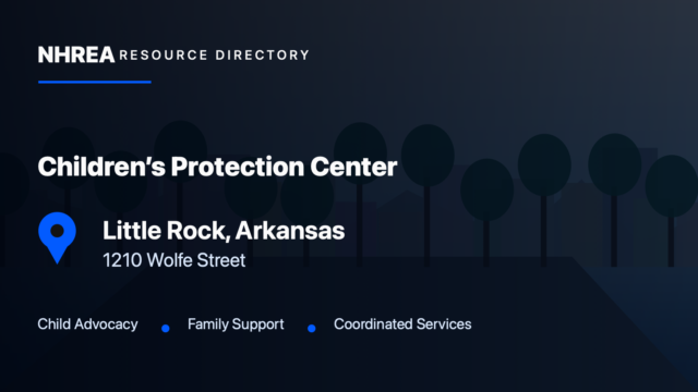 Children’s Protection Center resource listing in Little Rock, Arkansas