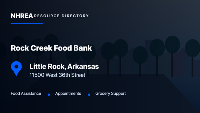 Church at Rock Creek — Food Bank resource listing in Little Rock, Arkansas
