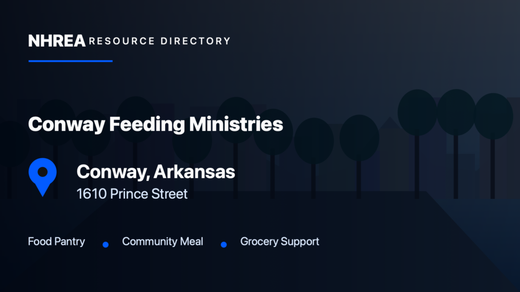 Conway First Methodist — Feeding Ministries resource listing in Conway, Arkansas