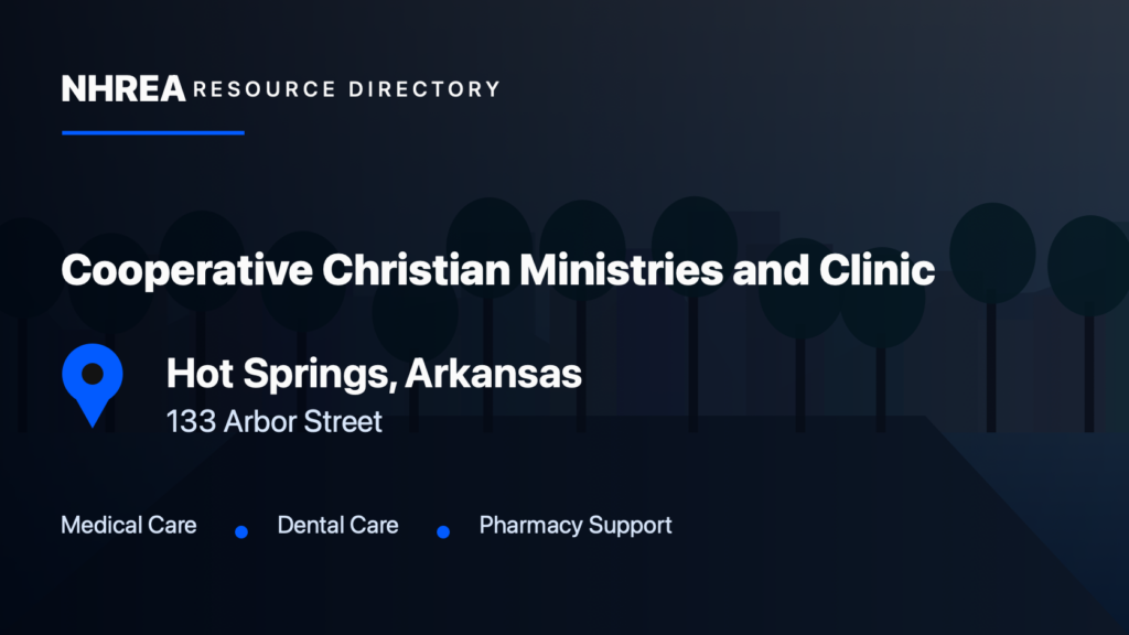 Cooperative Christian Ministries and Clinic resource listing in Hot Springs, Arkansas