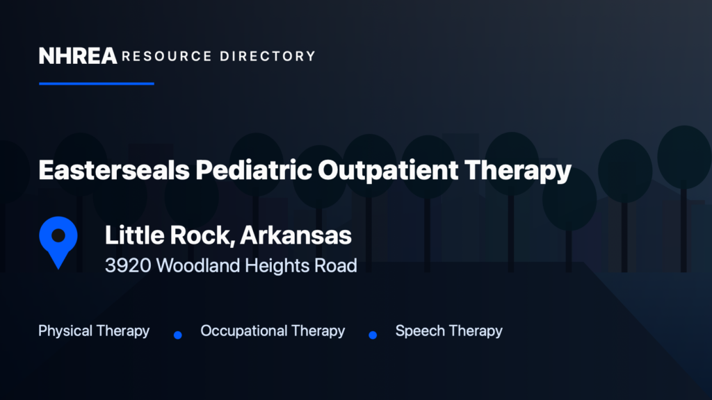 Easterseals Arkansas — Pediatric Outpatient Therapy resource listing in Little Rock, Arkansas