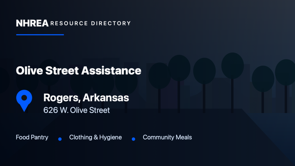 First Baptist Rogers Assistance — Olive Street resource listing in Rogers, Arkansas