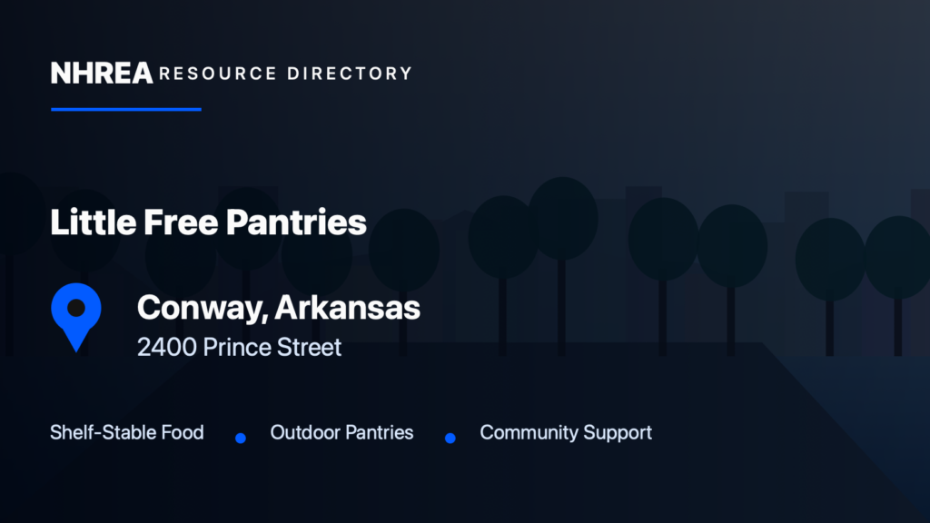 First Presbyterian Conway — Little Free Pantries resource listing in Conway, Arkansas