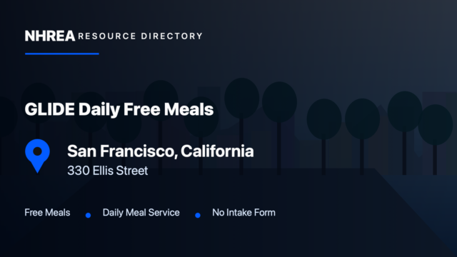 GLIDE — Daily Free Meals resource listing in San Francisco, California
