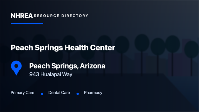 Indian Health Service — Peach Springs Health Center resource listing in Peach Springs, Arizona
