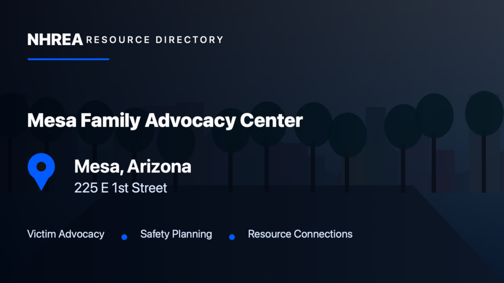 Mesa Family Advocacy Center resource listing in Mesa, Arizona