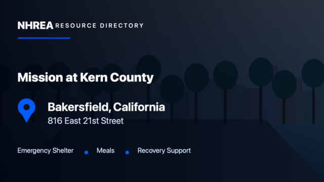 The Mission at Kern County — Homeless Services resource listing in Bakersfield, California