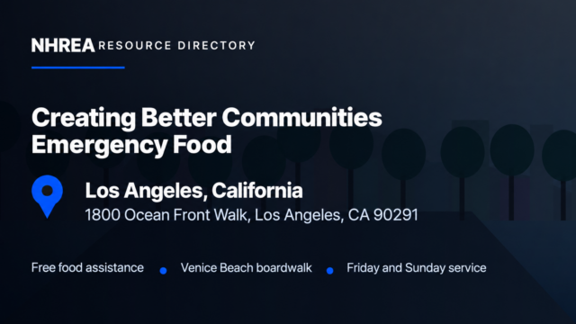 Creating Better Communities Emergency Food in Los Angeles, California — NHREA