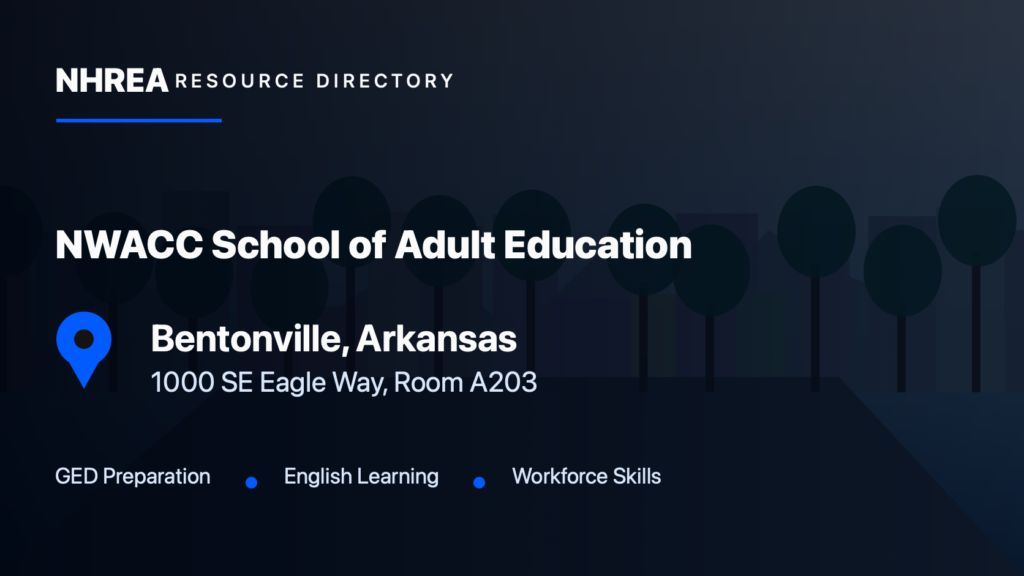 NWACC School of Adult Education — Bentonville resource listing in Bentonville, Arkansas