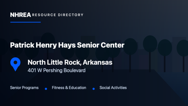 Patrick Henry Hays Senior Center resource listing in North Little Rock, Arkansas