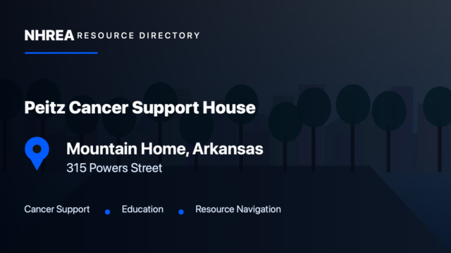 Peitz Cancer Support House — Baxter Health resource listing in Mountain Home, Arkansas