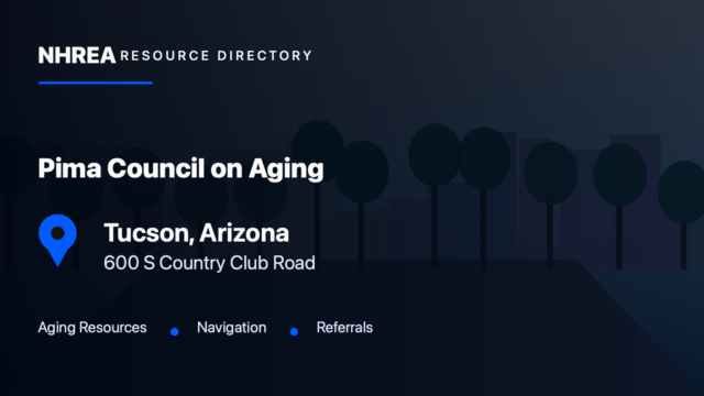 Pima Council on Aging — Tucson Service Location resource listing in Tucson, Arizona