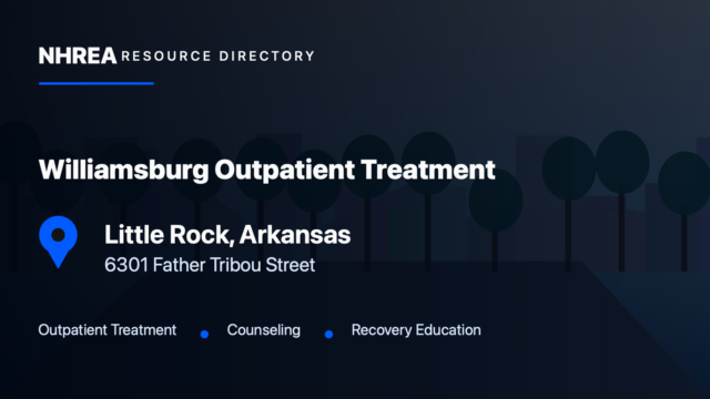 Recovery Centers of Arkansas — Williamsburg Outpatient resource listing in Little Rock, Arkansas