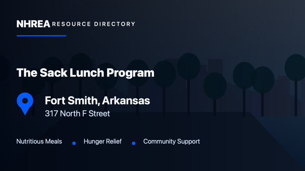 The Sack Lunch Program — Fort Smith Distribution Site resource listing in Fort Smith, Arkansas