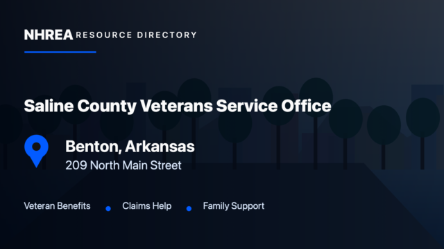 Saline County Veterans Service Office resource listing in Benton, Arkansas