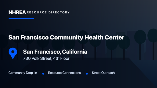 San Francisco Community Health Center — Community Living Room resource listing in San Francisco, California