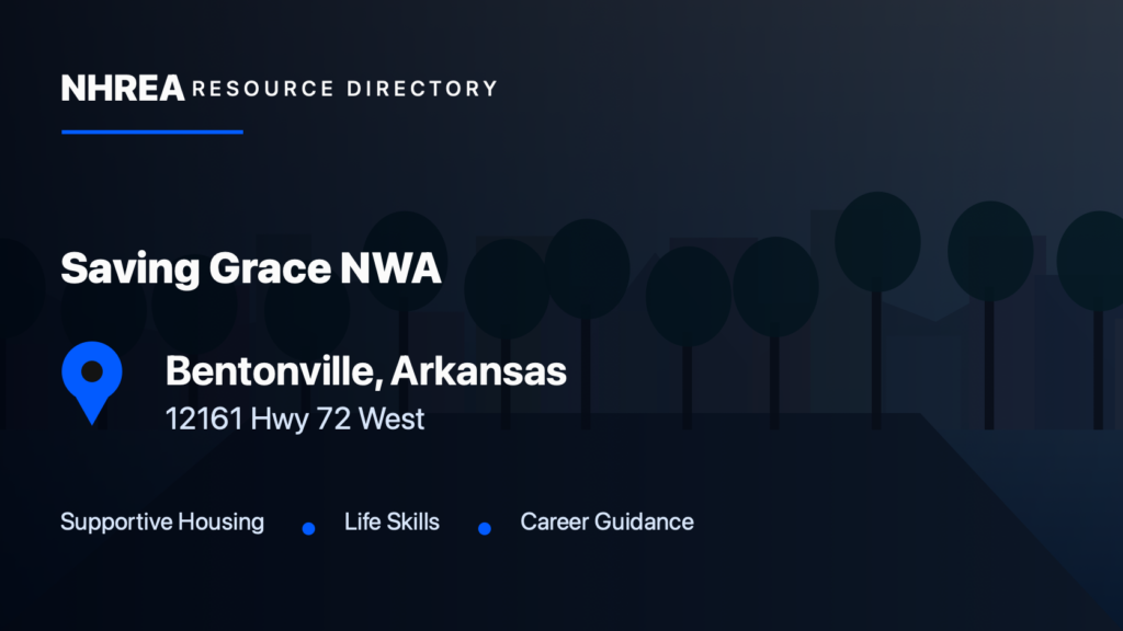 Saving Grace NWA — Bentonville Campus and Admissions Office resource listing in Bentonville, Arkansas