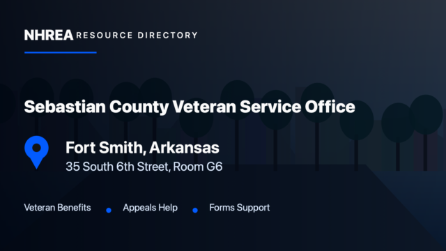 Sebastian County Veteran Service Office resource listing in Fort Smith, Arkansas