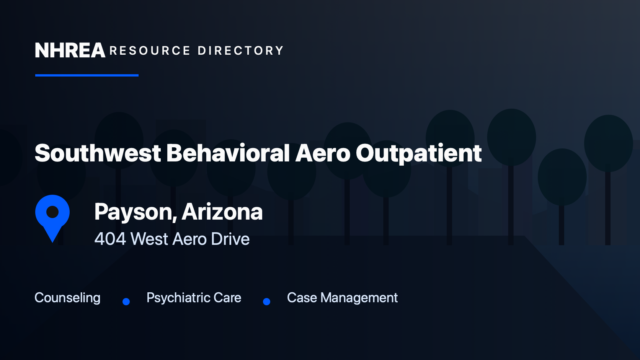Southwest Behavioral & Health Services — Aero Outpatient resource listing in Payson, Arizona