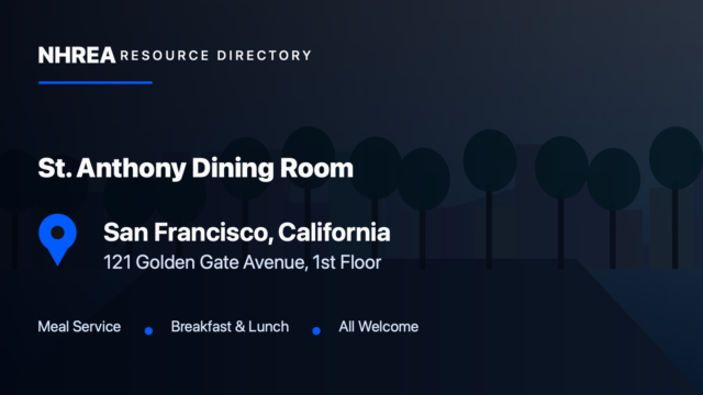 St. Anthony Foundation — Dining Room resource listing in San Francisco, California