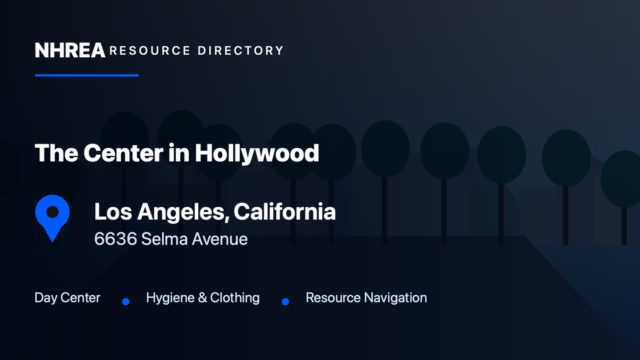 The Center in Hollywood — Day Center and Wellness resource listing in Los Angeles, California