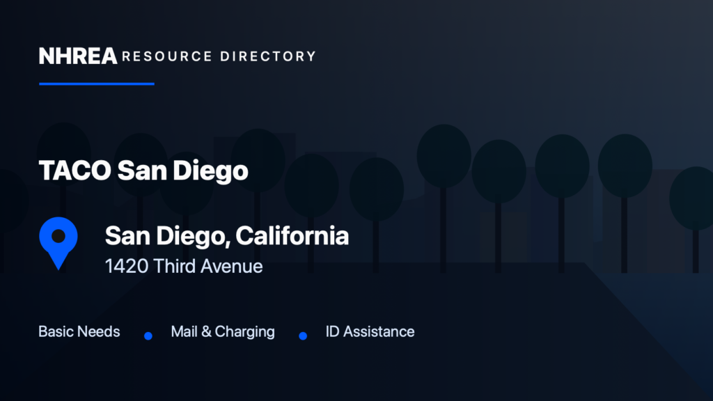 TACO — San Diego Service Center resource listing in San Diego, California